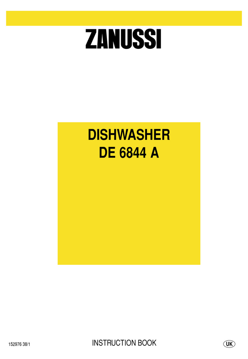 Zanussi DE 6844 A Instruction book