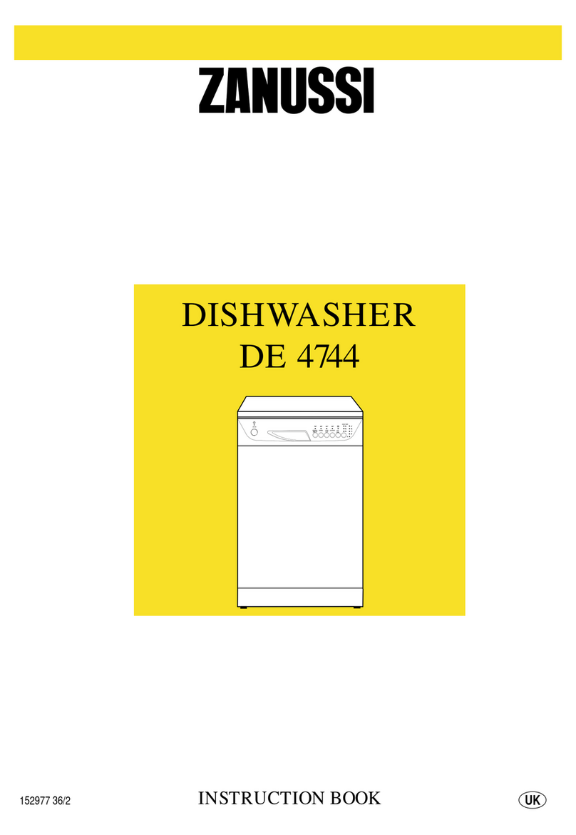 Zanussi DE 4744 Instruction book