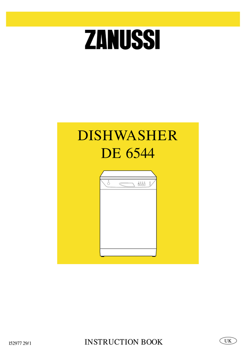 Zanussi DE 6544 Instruction book