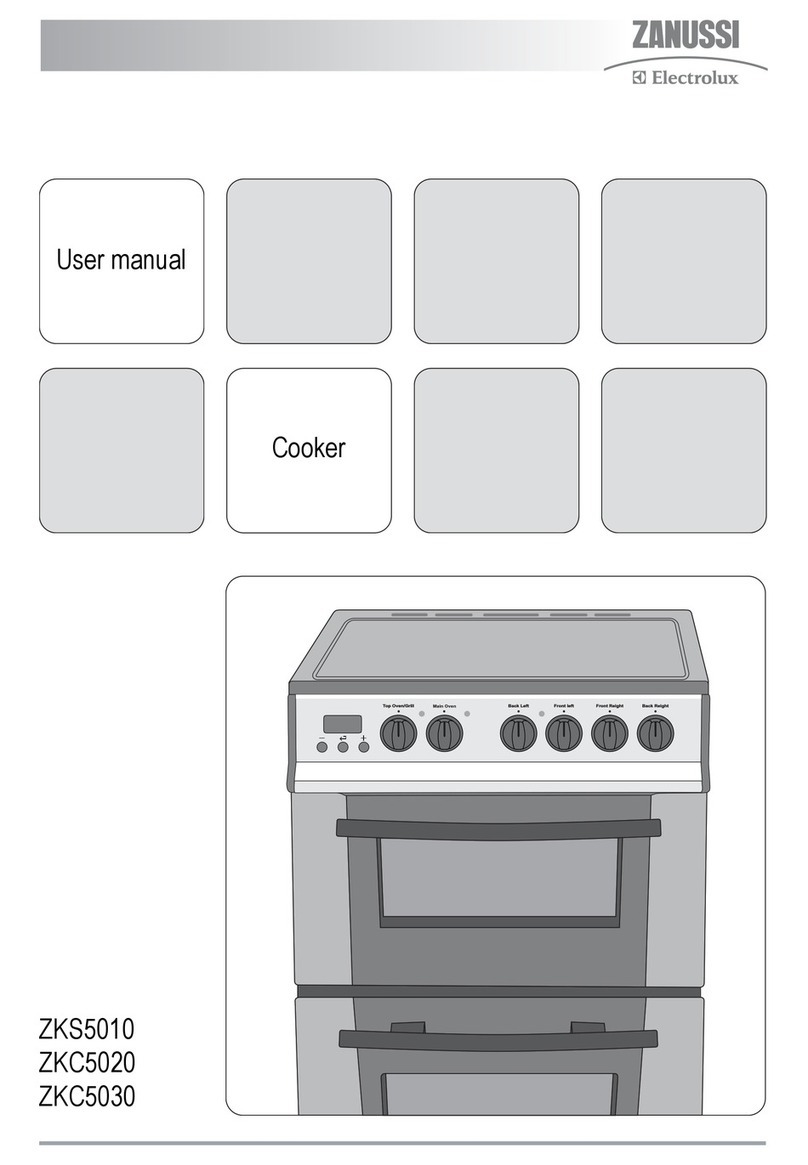 Zanussi ZKC5020 User manual Zanussi ZKC5020 User manual