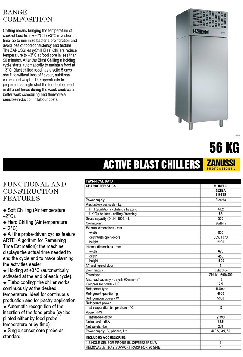 Zanussi 110719 Specifications