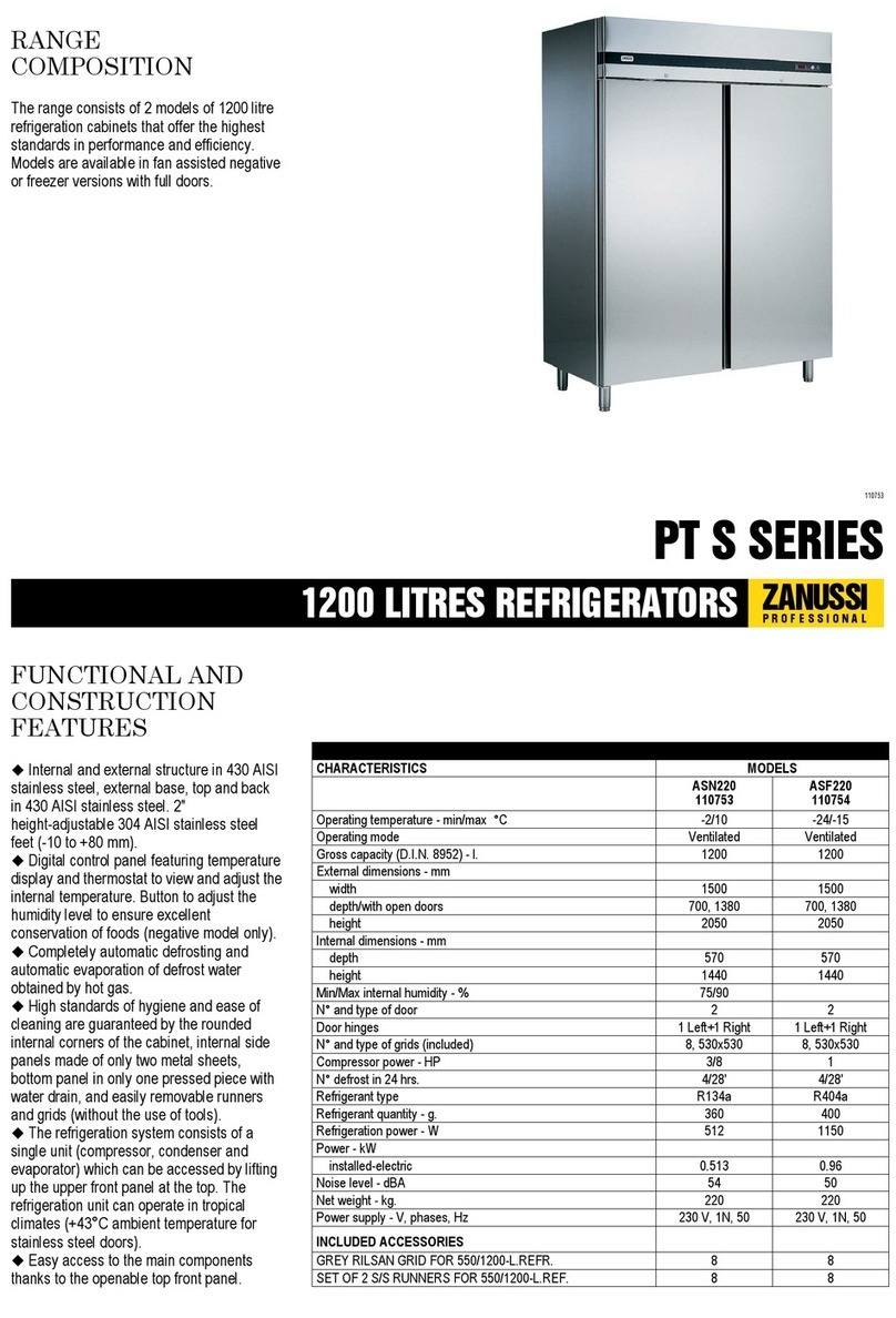 Zanussi 110753 Specifications