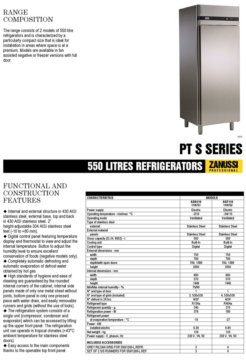 Zanussi 110751 Specifications