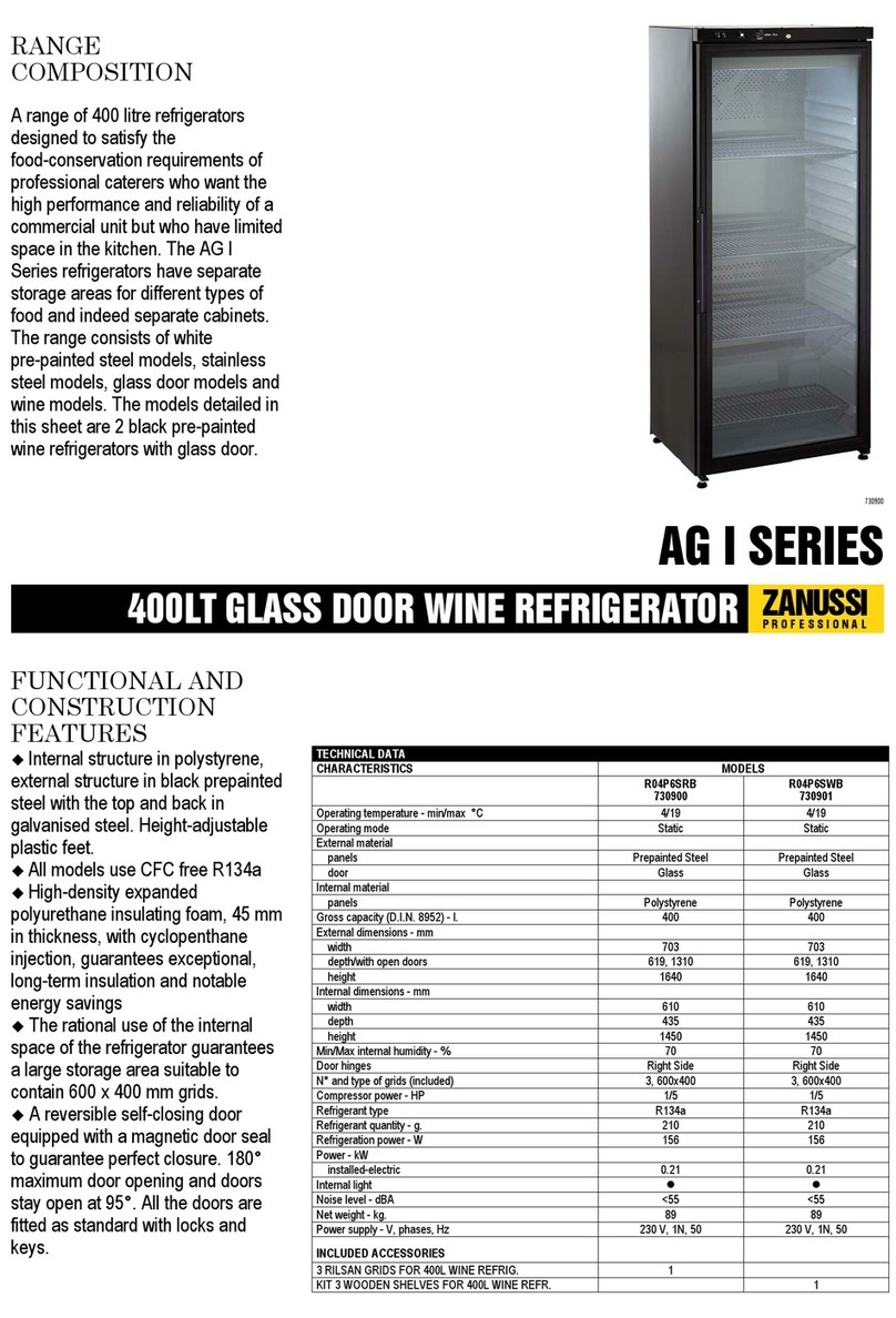 Zanussi 730900 Specifications