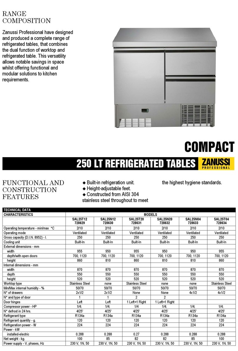 Zanussi 728629 Specifications
