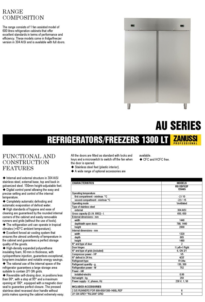 Zanussi 726465 Specifications