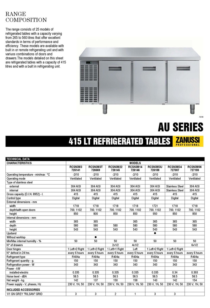 Zanussi 726141 Specifications
