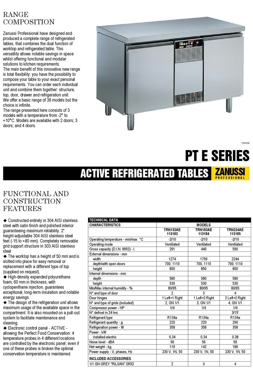Zanussi 113183 Specifications