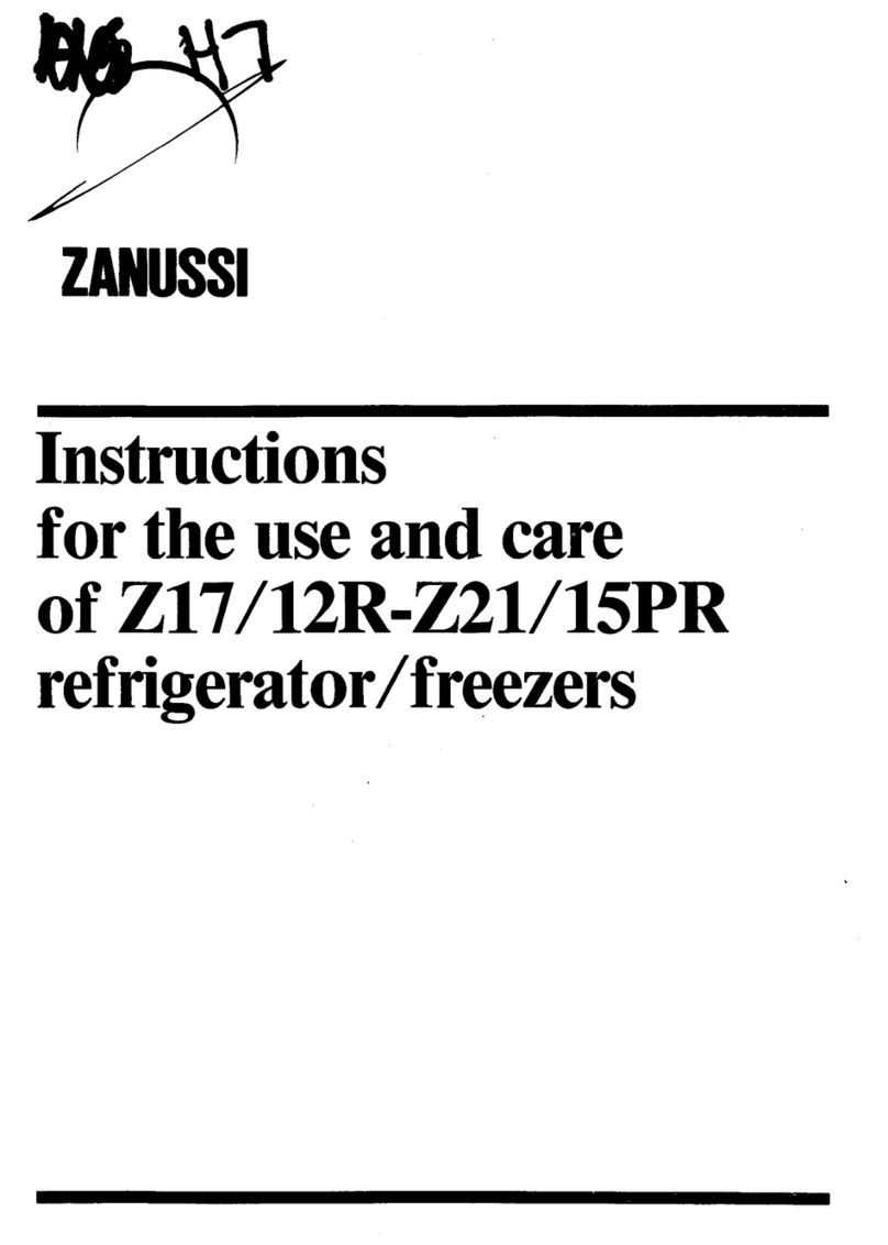 Zanussi 12R-Z21 Operating and safety instructions