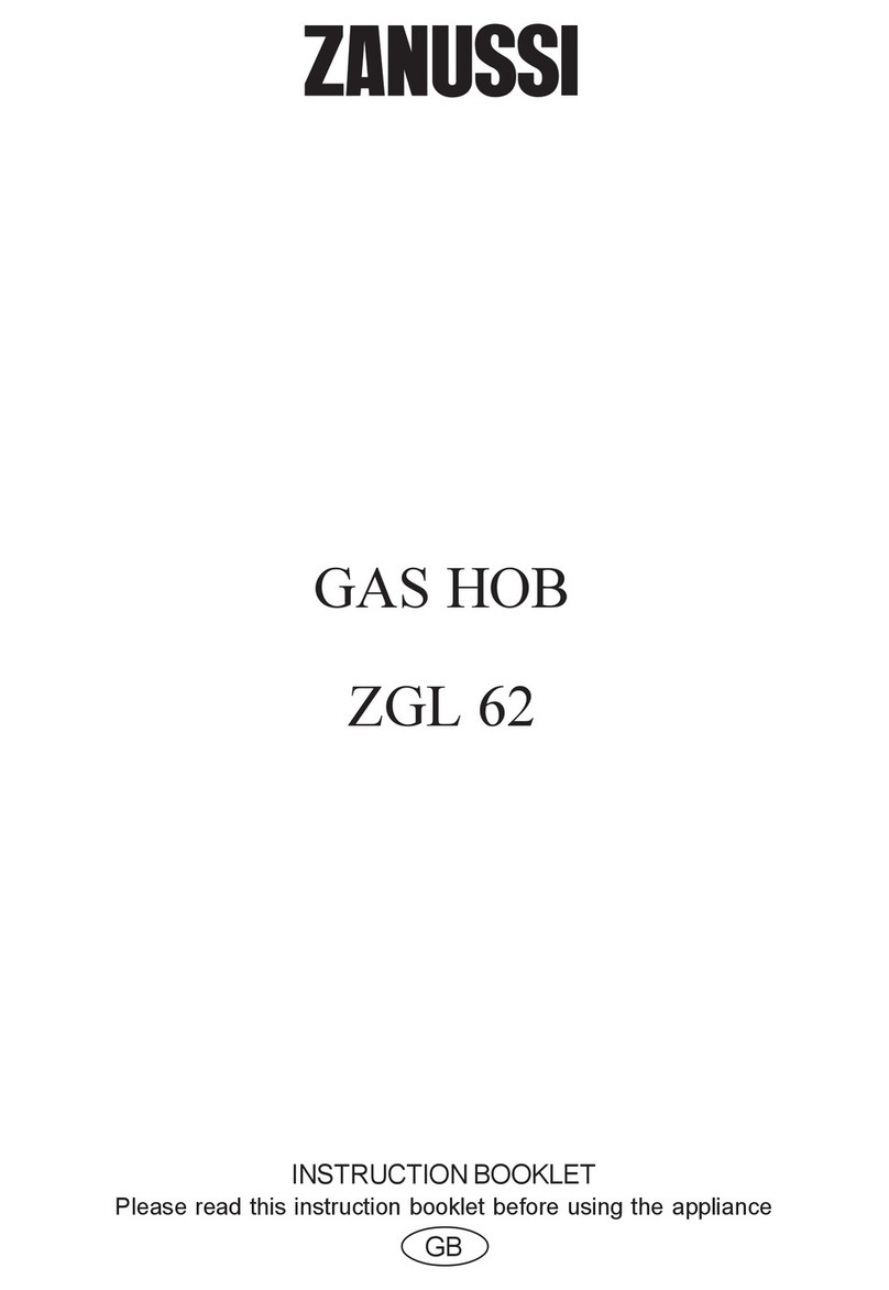 Zanussi ZGL 62 Instruction booklet