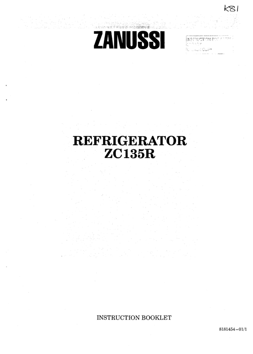 Zanussi ZC135R User manual
