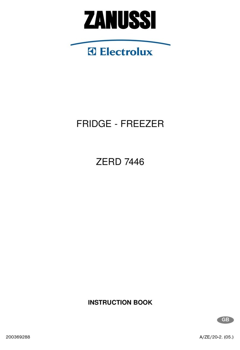 Zanussi Electrolux ZERD 7446 Instruction book