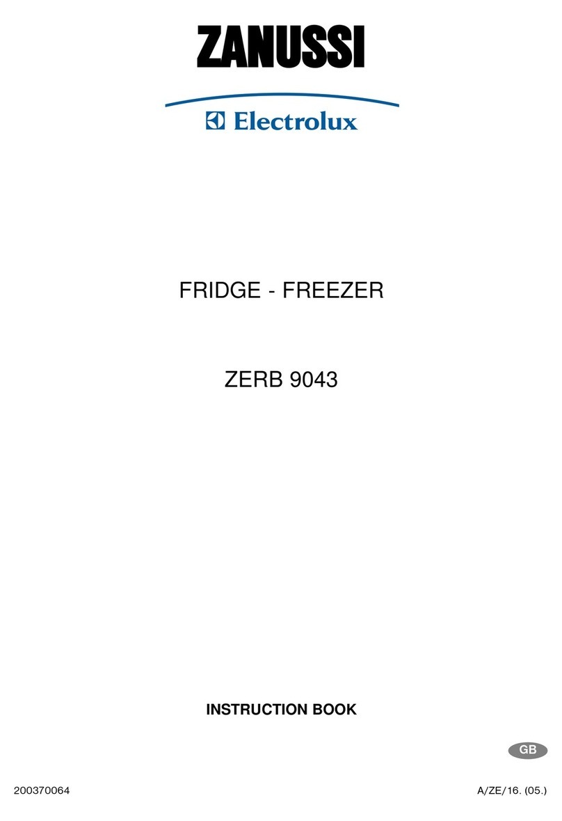 Zanussi Electrolux ZERB 9043 Instruction book