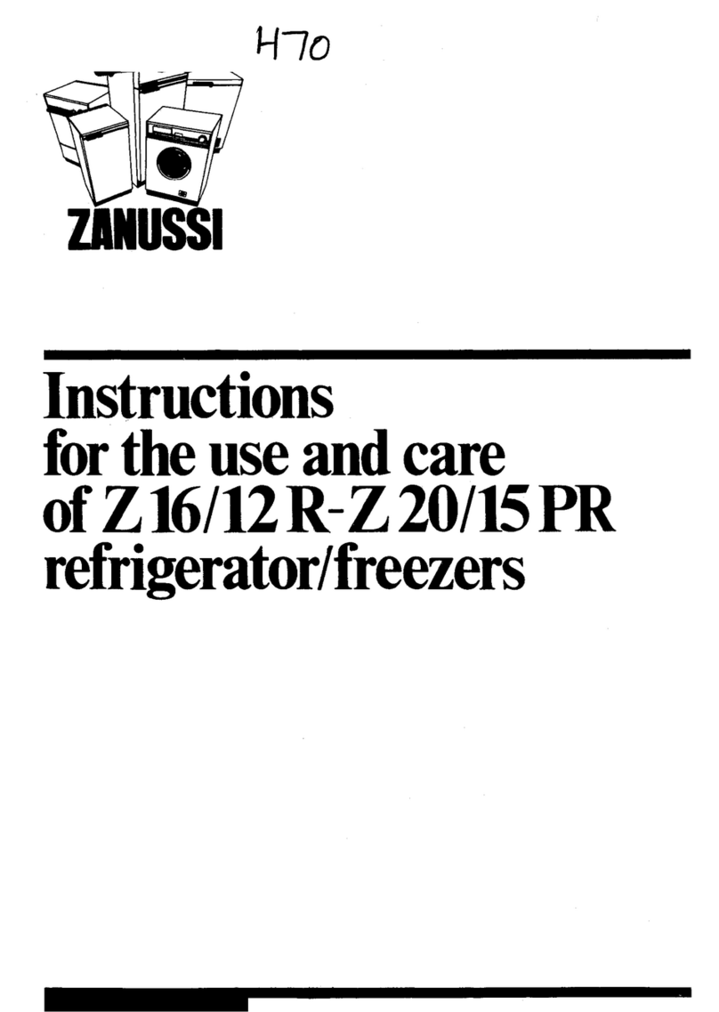 Zanussi Z 20/15 PR Use and care instructions