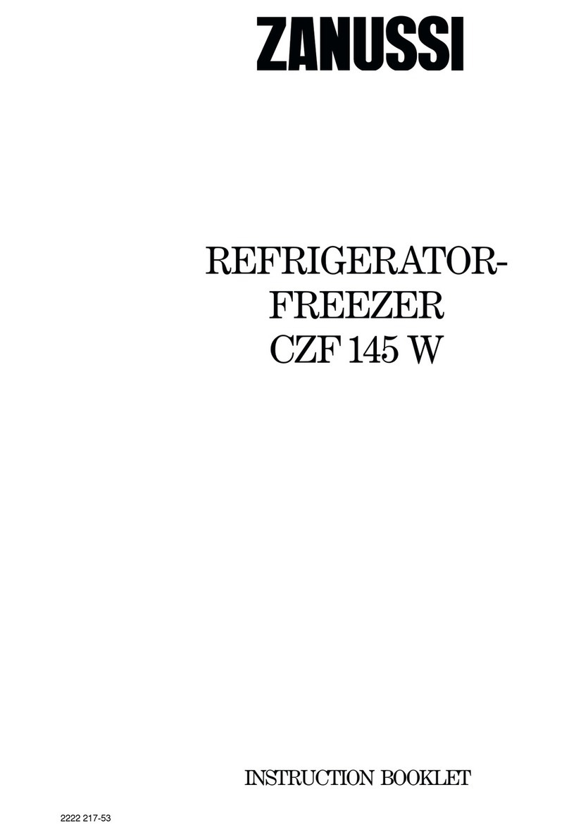 Zanussi CZF 145 W User manual