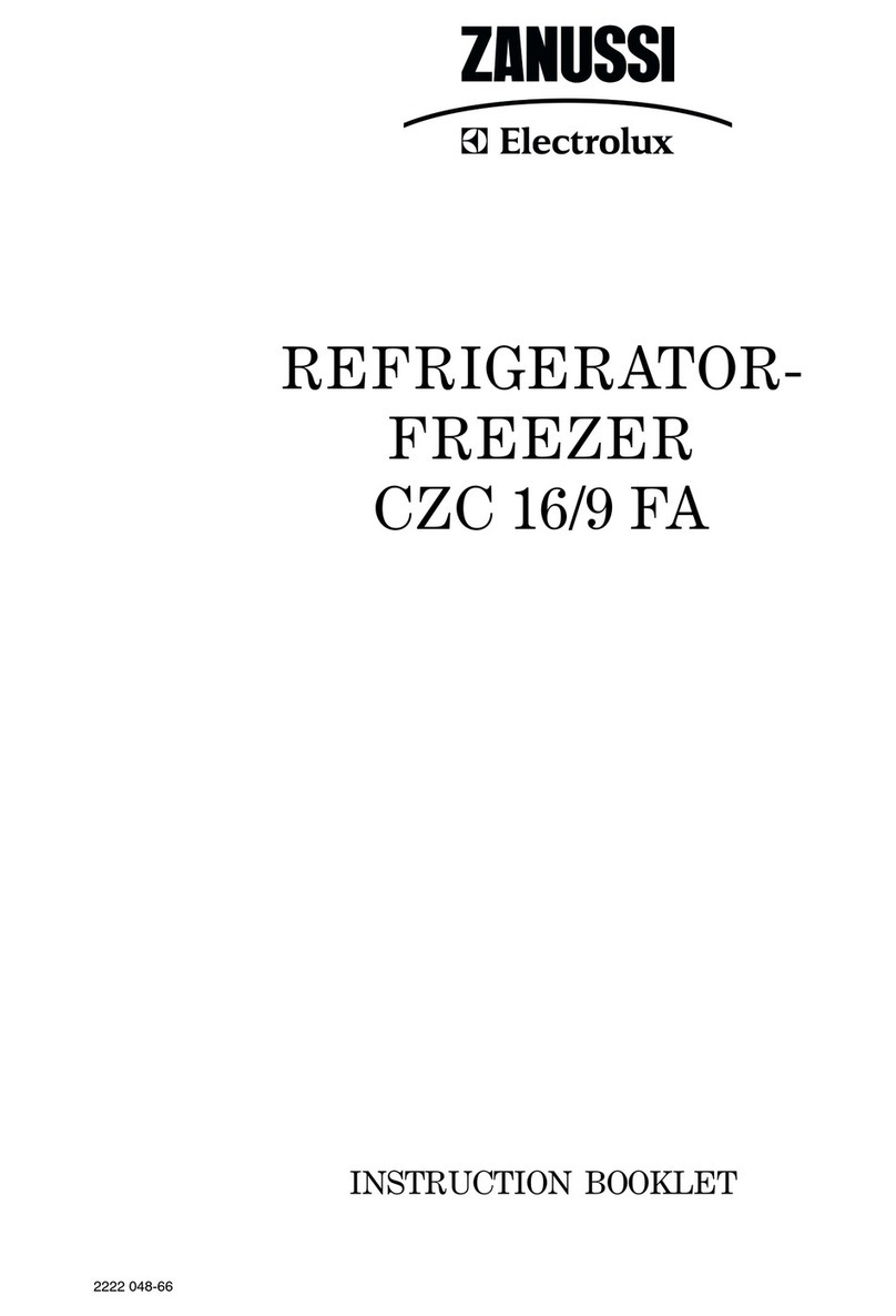 Zanussi CZC 16/9 FA Instruction booklet
