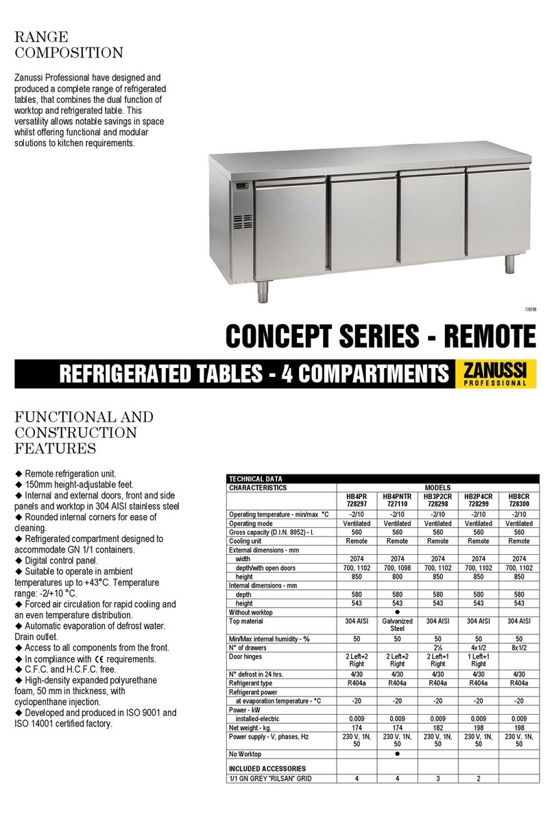 Zanussi Concept 727110 Specifications