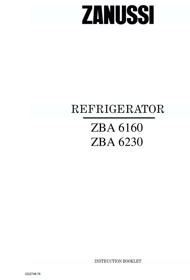 Zanussi ZBA 6160 User manual Zanussi ZBA 6160 User manual