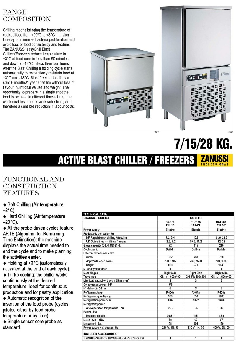 Zanussi ZANUSSI easyChill 110721 User manual