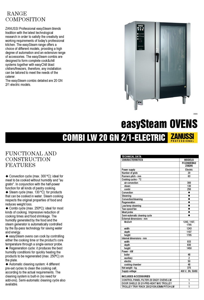 Zanussi easySteam 238005 Brochure & specs