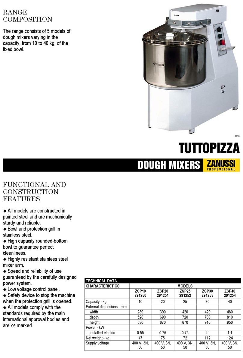 Zanussi Tuttopizza 291250 Brochure & specs