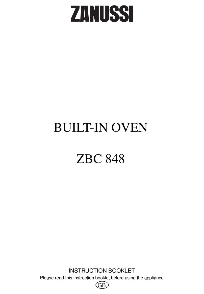 Zanussi ZBC 848 User manual