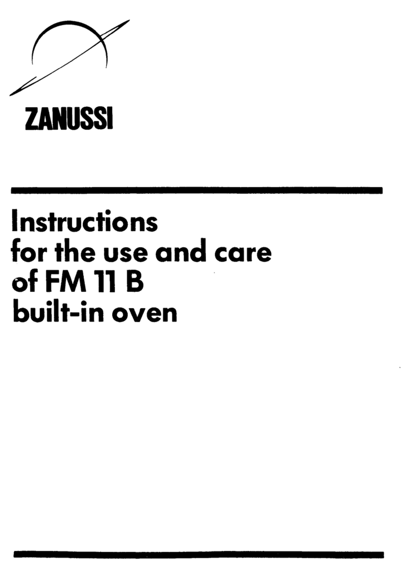 Zanussi FM11B Use and care instructions
