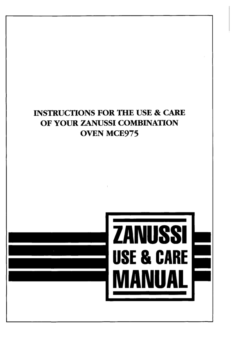 Zanussi MCE975 Quick reference guide Zanussi MCE975 Quick reference guide