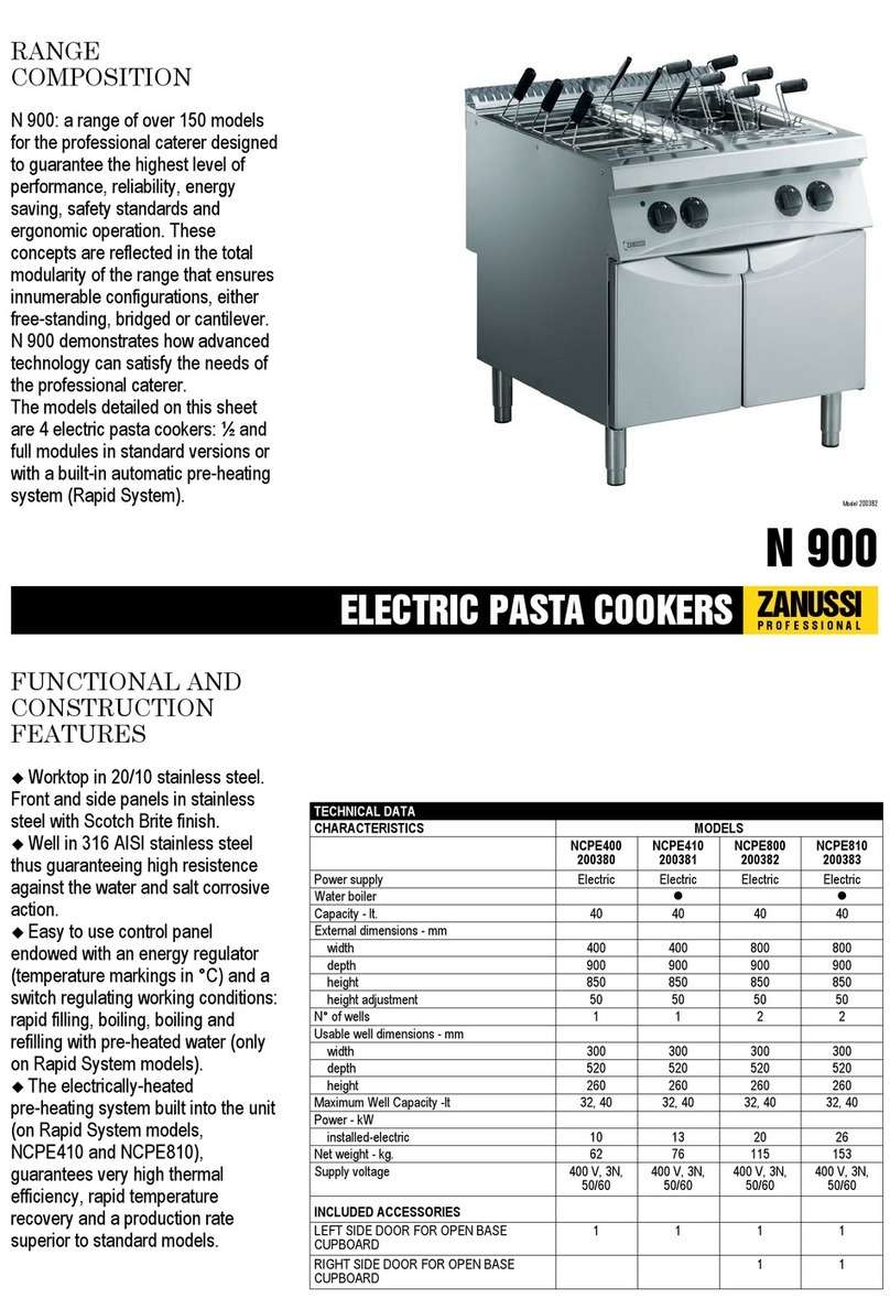 Zanussi N 900 User manual