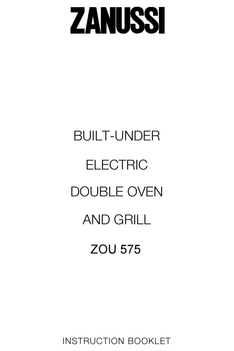 Zanussi ZOU 575 User manual Zanussi ZOU 575 User manual