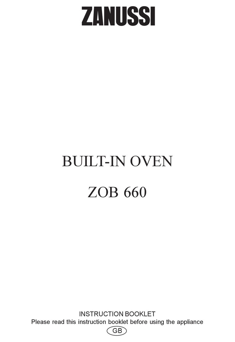 Zanussi ZOB 660 Instruction booklet
