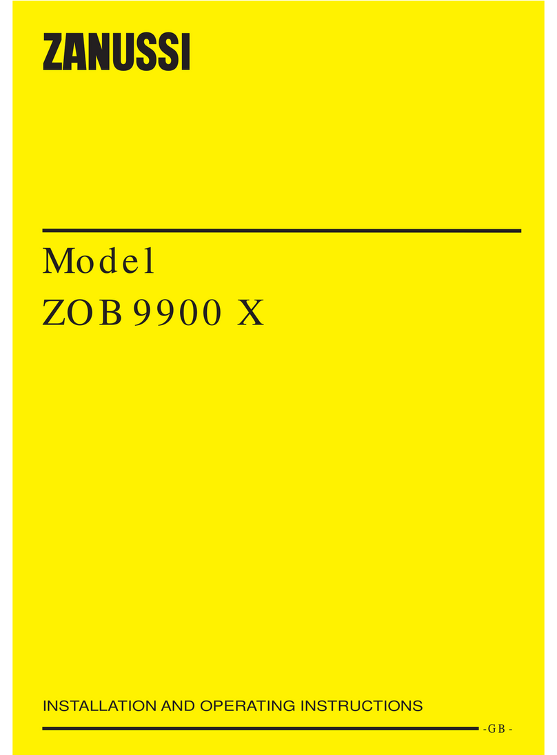 Zanussi ZOB 9900 X User manual