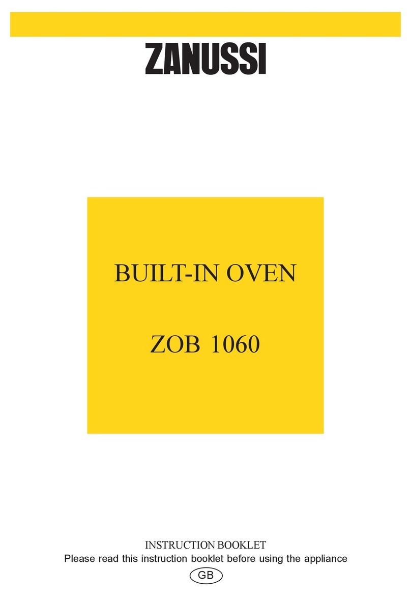Zanussi ZOB 1060 Instruction booklet
