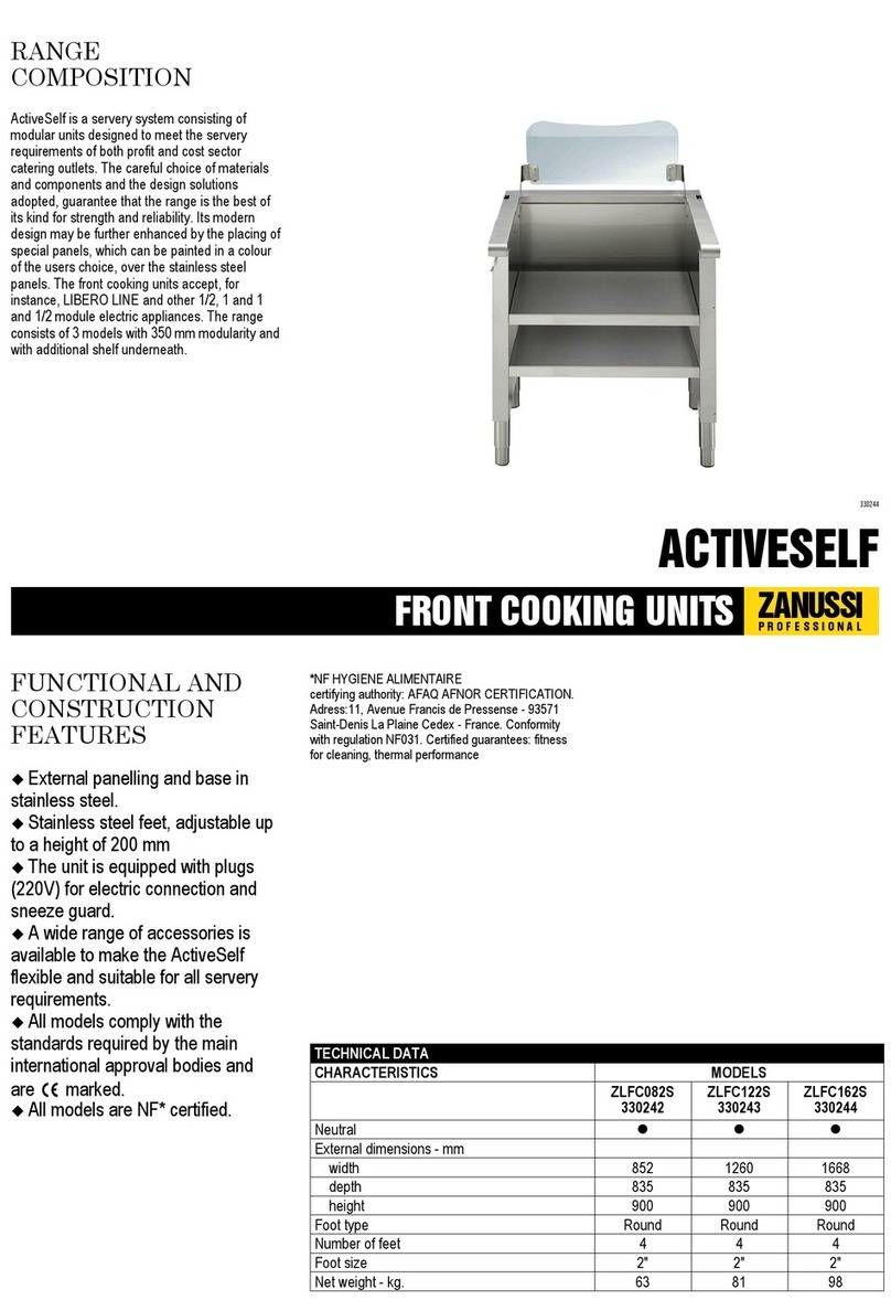 Zanussi ZLFC082S 330242 User manual