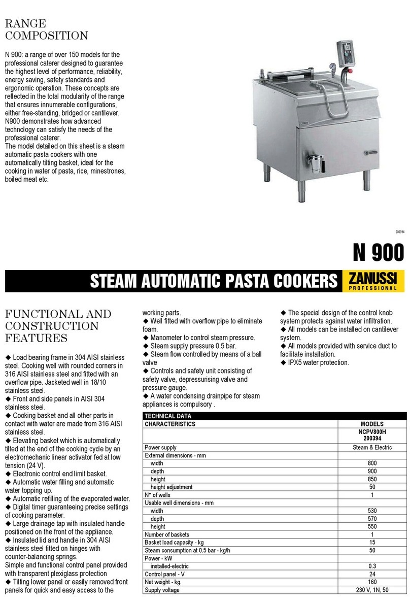 Zanussi N 900 User manual