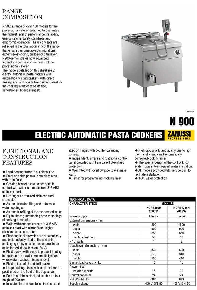 Zanussi N 900 User manual Zanussi N 900 User manual