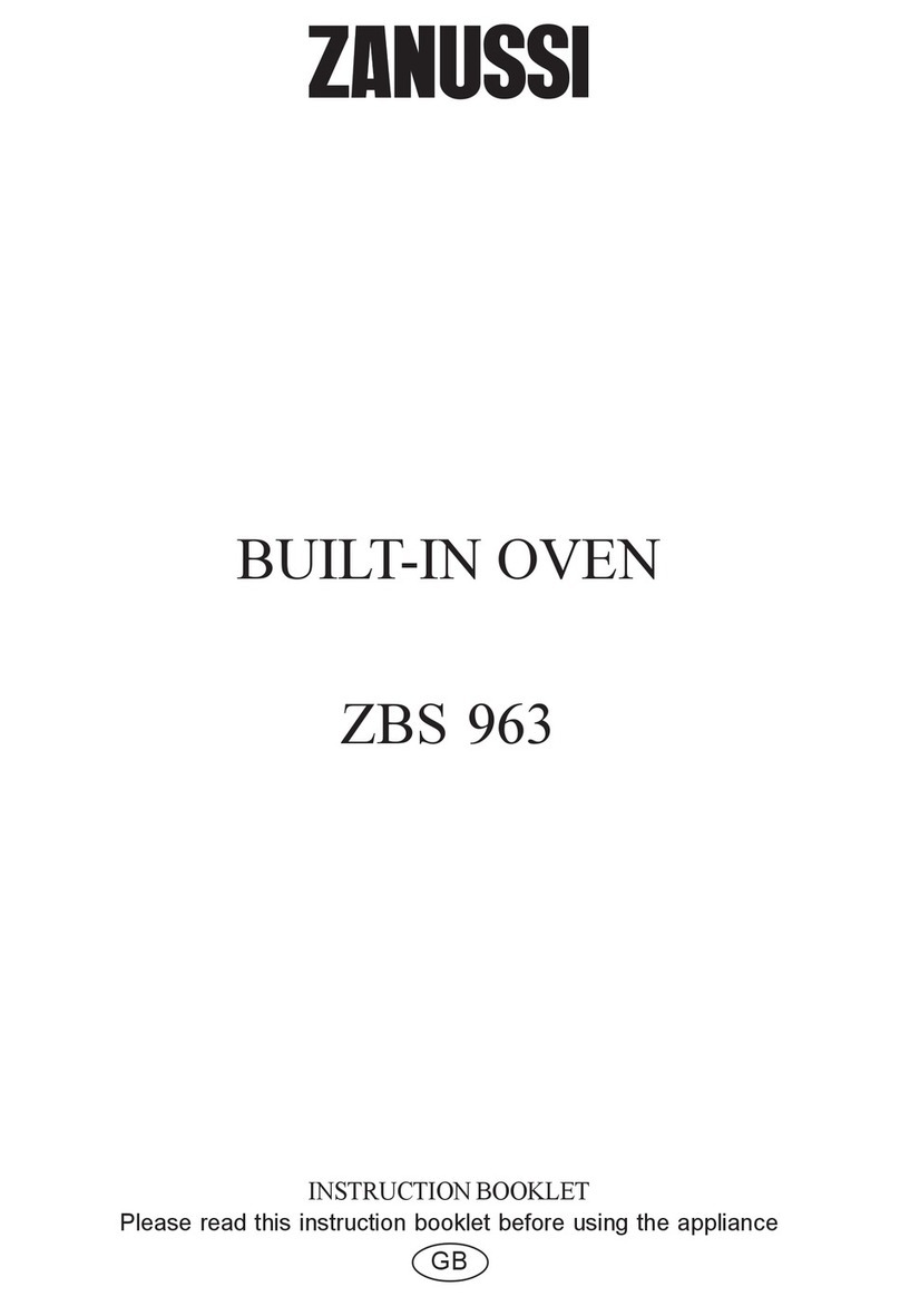 Zanussi ZBS 963 User manual