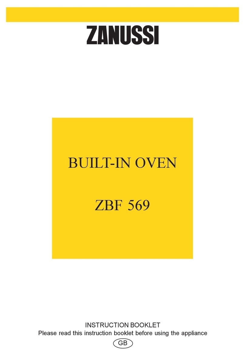 Zanussi ZBF 569 Instruction booklet