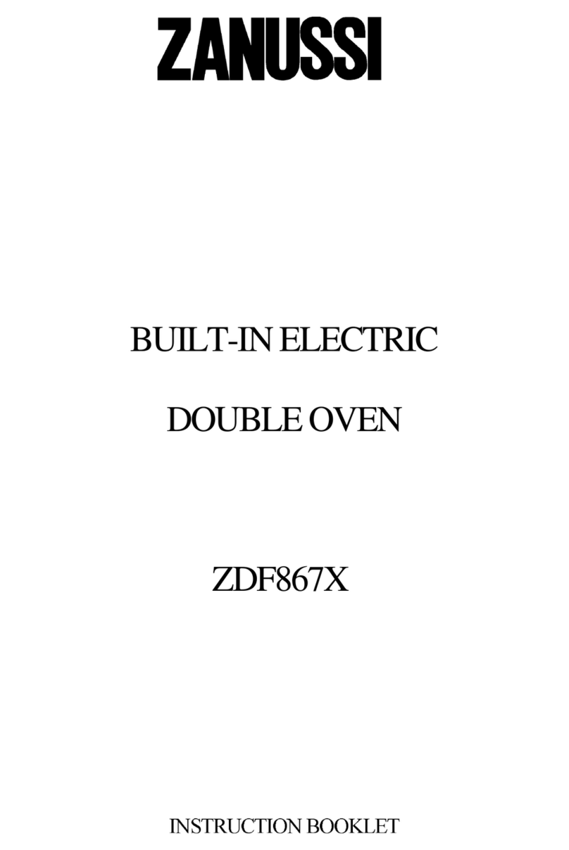 Zanussi ZDF867X User manual