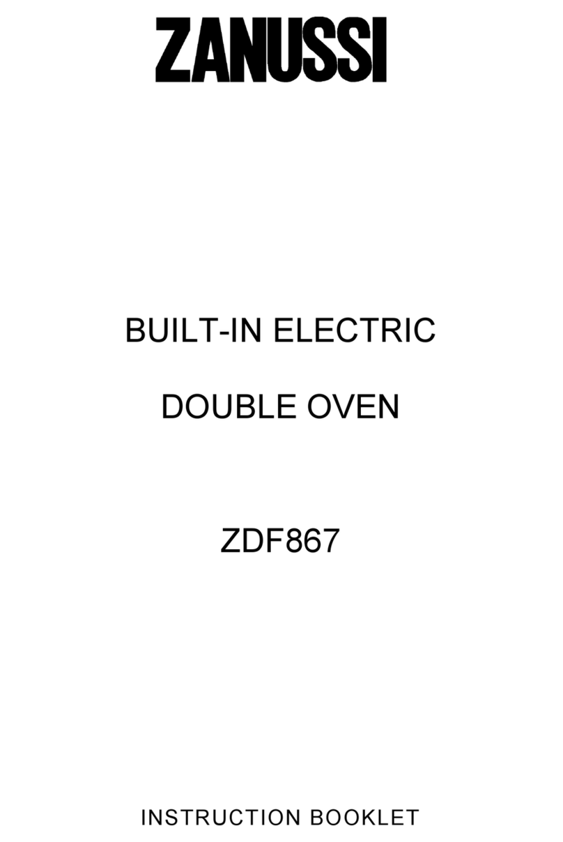 Zanussi ZDF867 Instruction booklet