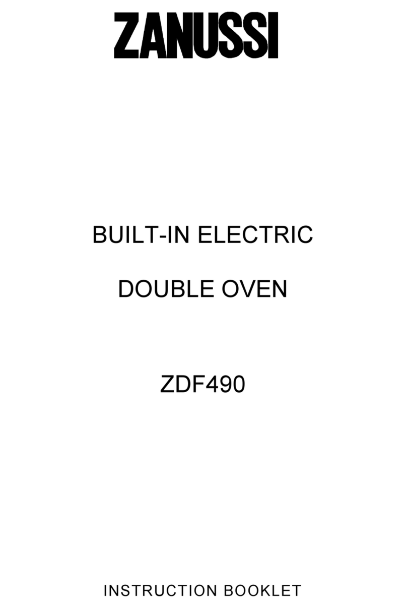 Zanussi ZDF490 Instruction booklet