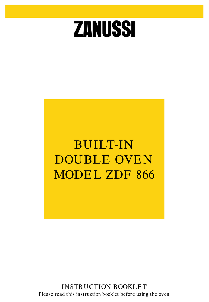 Zanussi ZDF 866 Instruction booklet