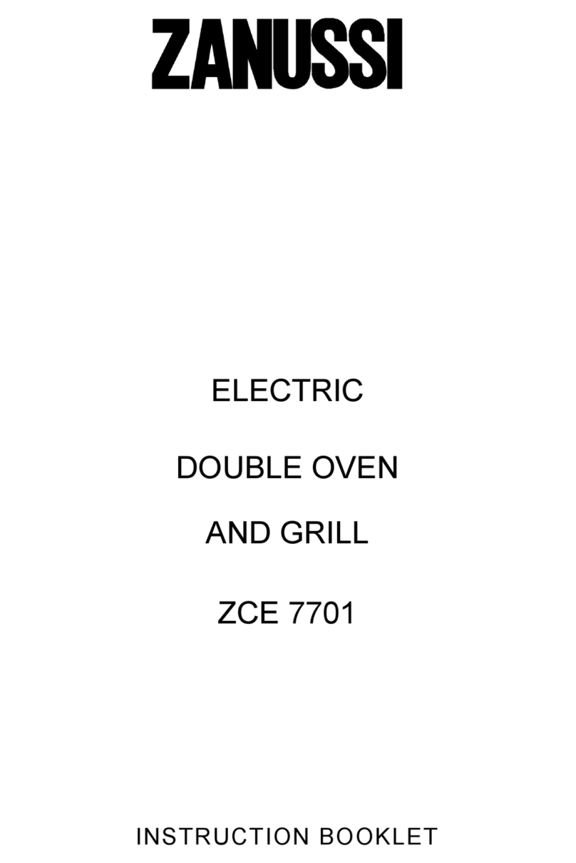 Zanussi ZCE 7701 User manual