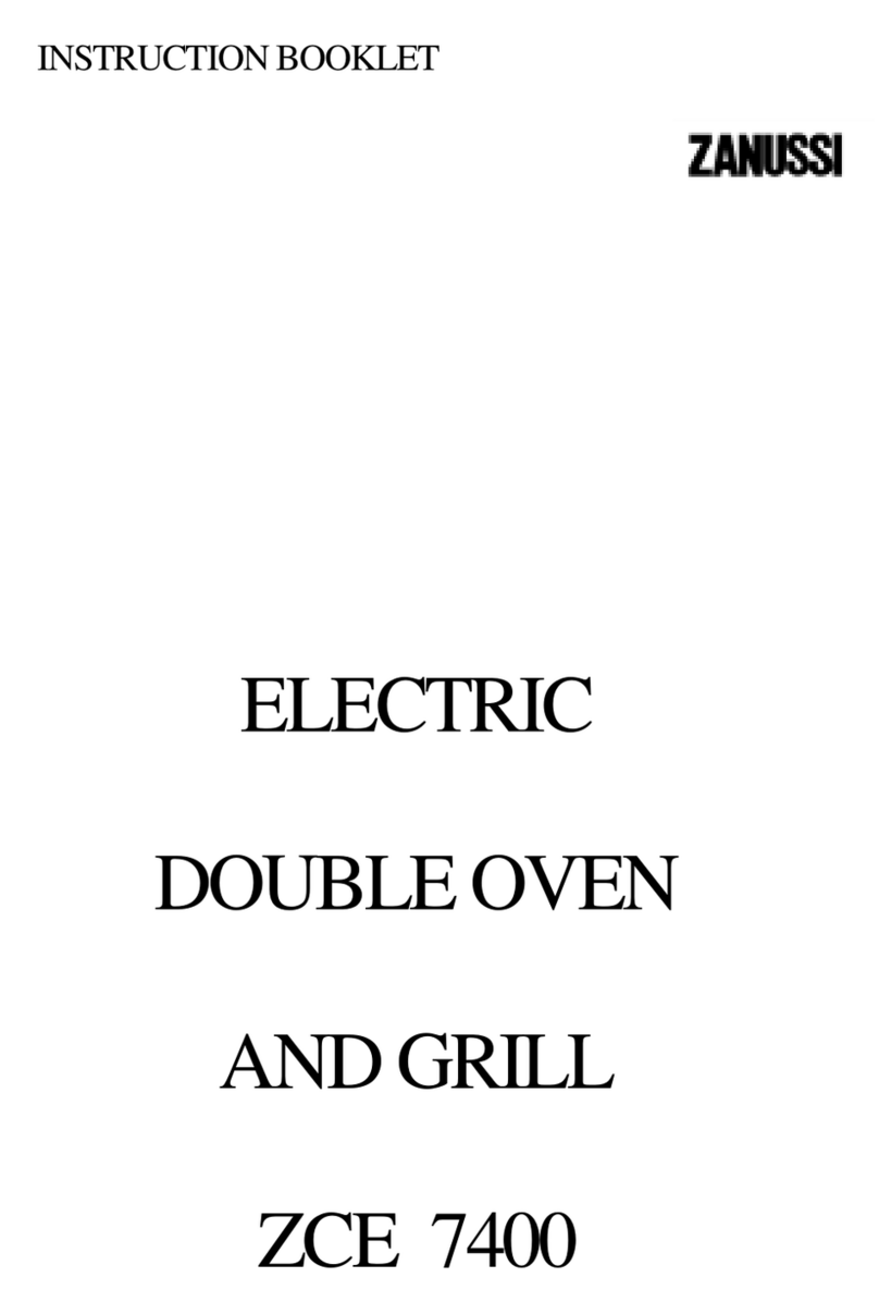 Zanussi ZCE 7400 Instruction booklet