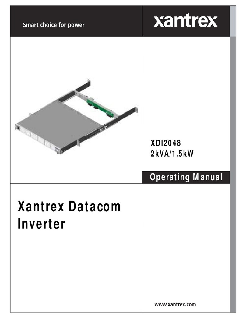 Xantrex XDI2048 User manual