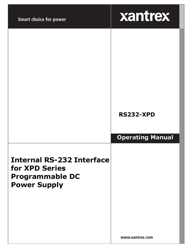 Xantrex RS232-XPD User manual