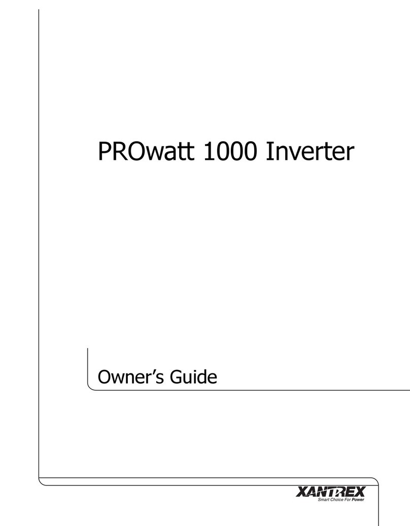 Xantrex XPower 1000 owner's guide