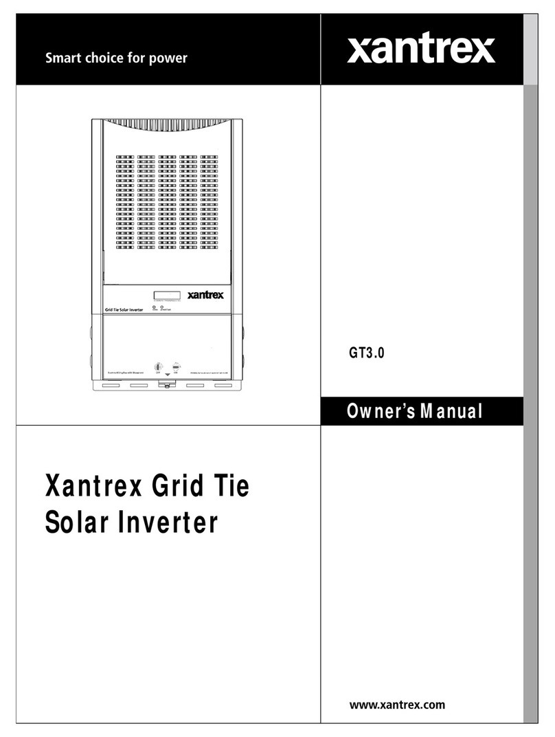 Xantrex GT3.0 User manual