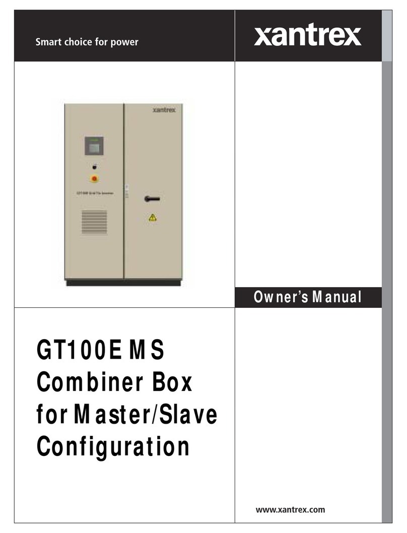 Xantrex GT100E User manual