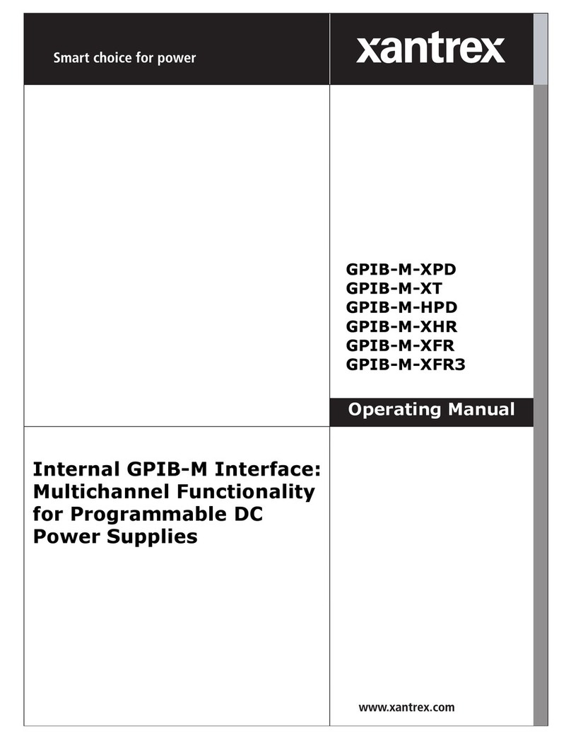 Xantrex GPIB-M-HPD User manual